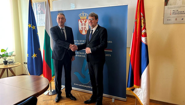  Министар Томислав Жигманов разговарао са амбасадором Републике Бугарске Петком Дојковим 