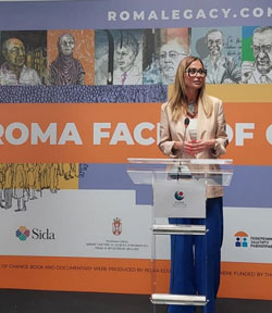  Pomoćnica ministra Nina Mitić na skupu povodom Dana otpora Roma  