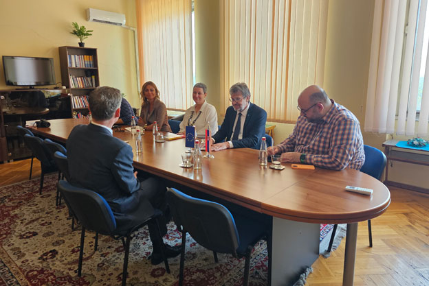  Ministar Tomislav Žigmanov primio u oproštajnu posetu šefa Misije Saveta Evrope u Beogradu Tobijasa Flesenkempera 