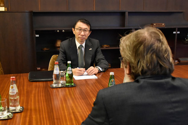  Министар Томислав Жигманов разговарао са амбасадором Јапана Акиром Имамуром 